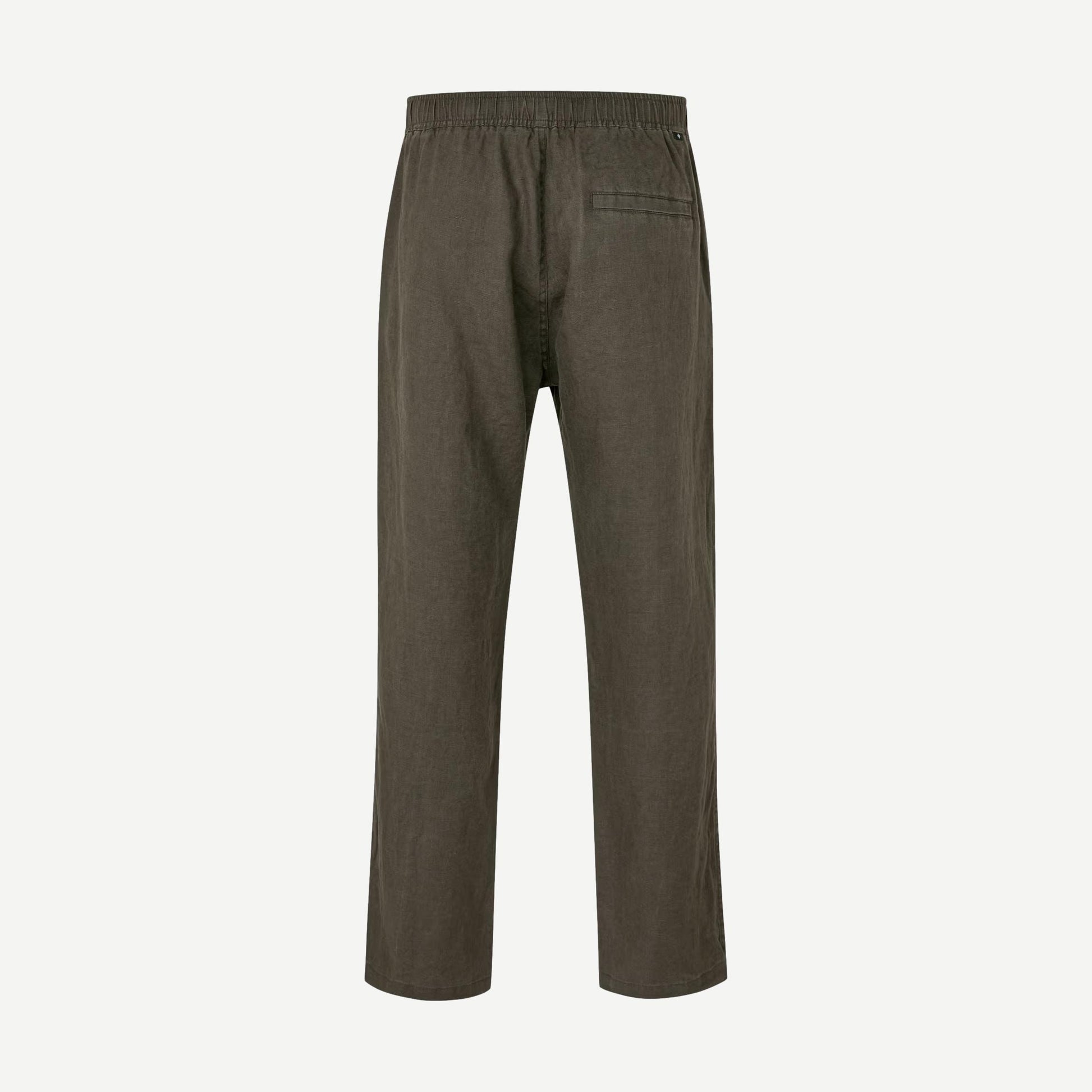 Black olive Sajabari x Trouser by Samsoe Samsoe, stylish black pants with tailored fit and contemporary design.
