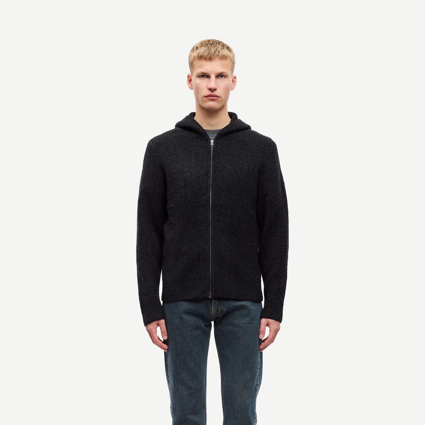 Sakoji Hoodie - Black Melange - Galvanic.co