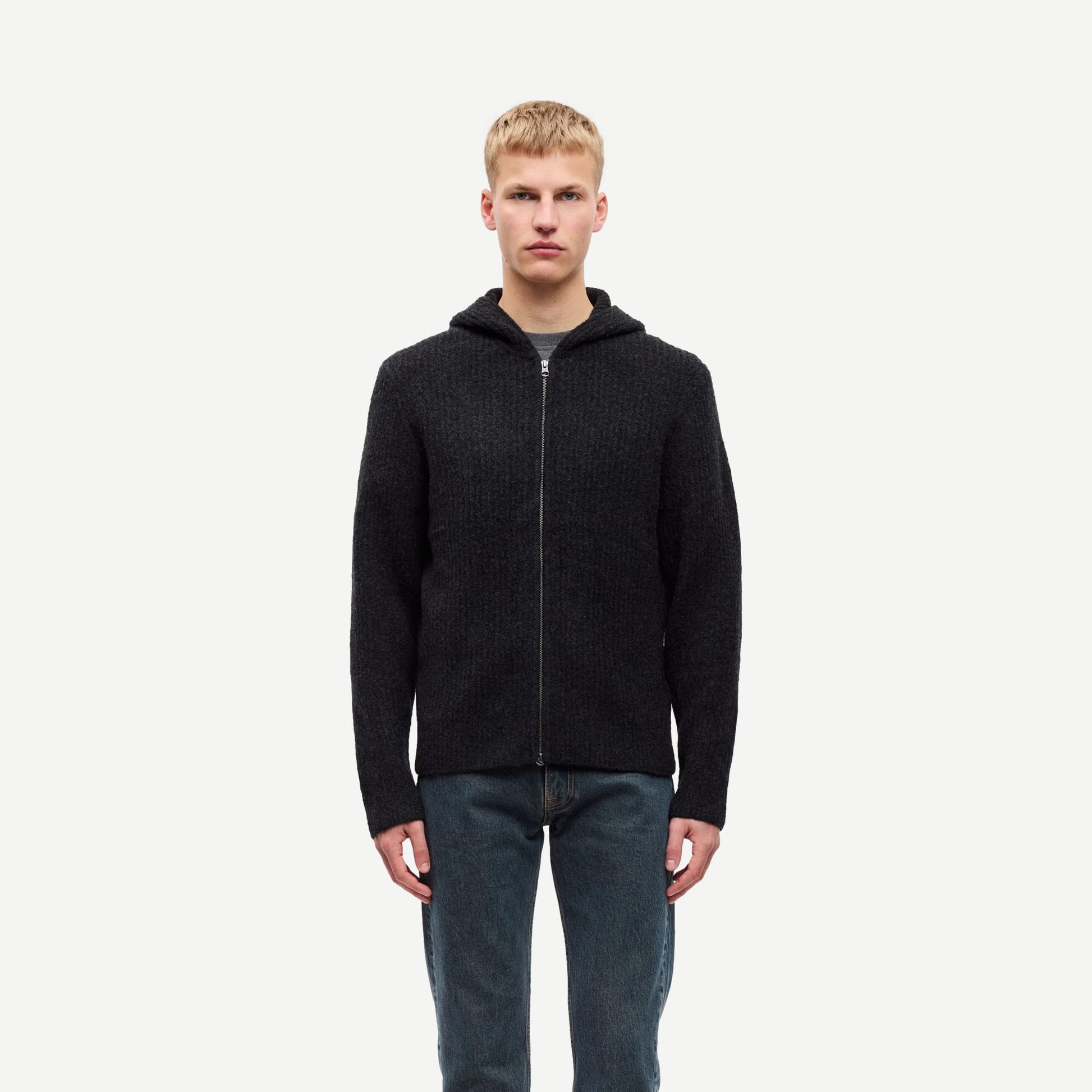 Sakoji Hoodie - Black Melange - Galvanic.co