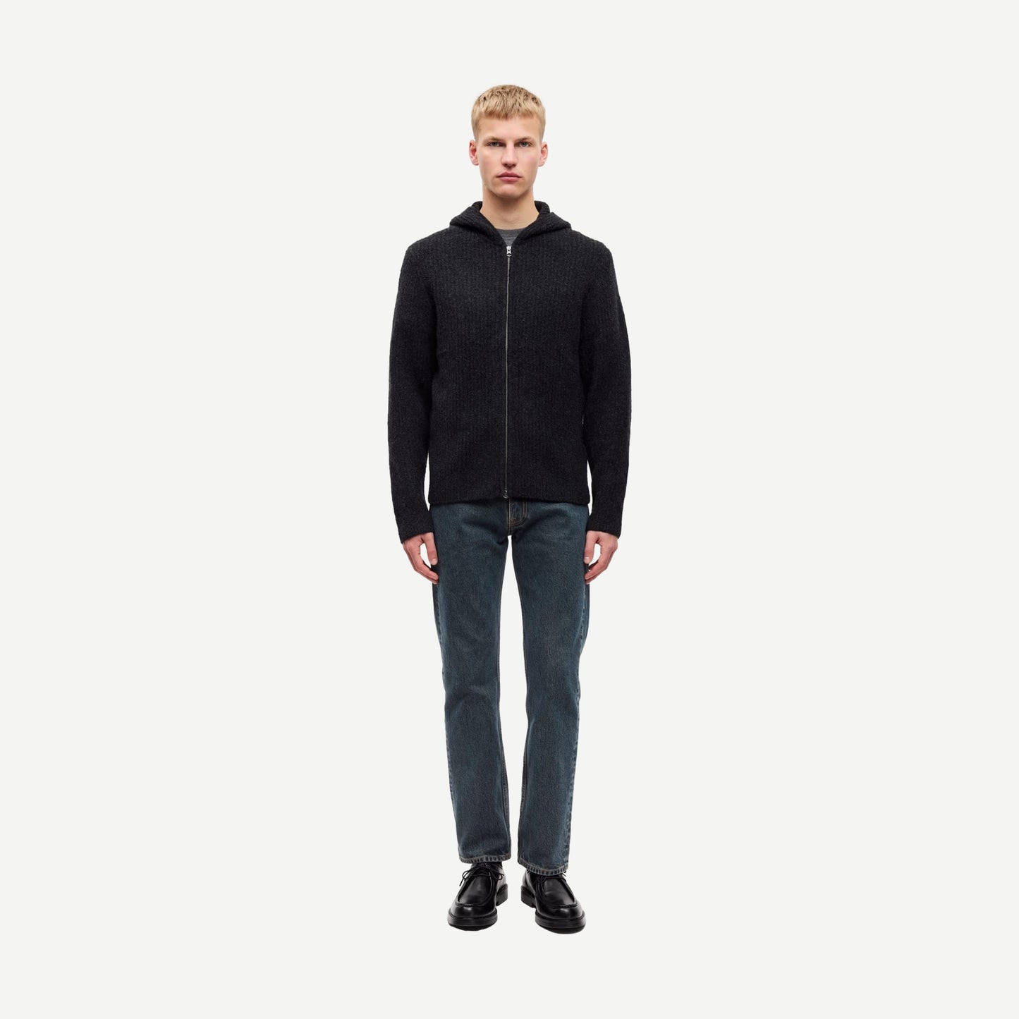 Sakoji Hoodie - Black Melange - Galvanic.co