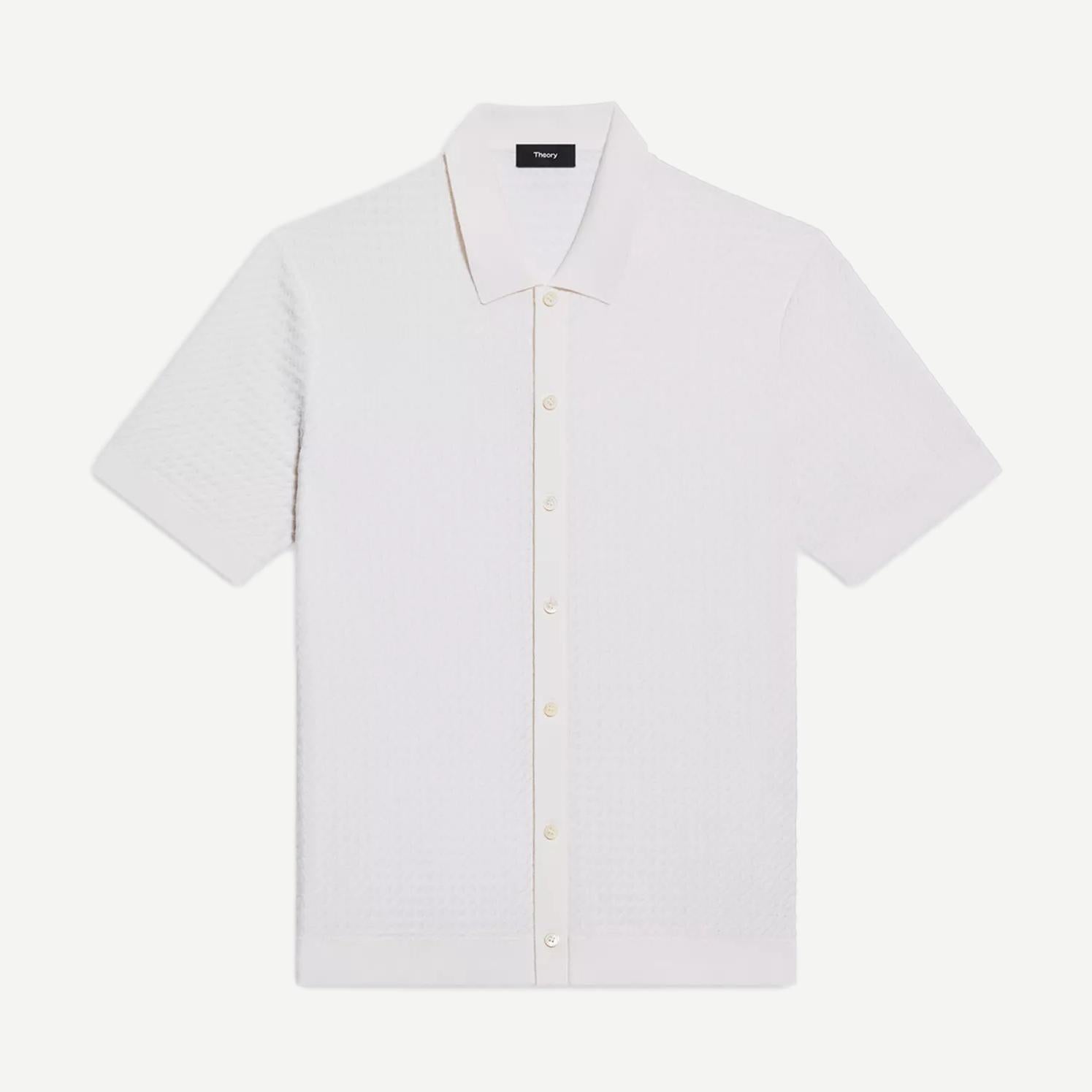 Cairn SS Button Up - Winter Ivory - Galvanic.co
