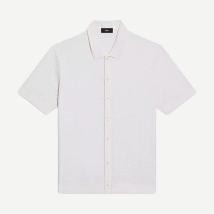 Cairn SS Button Up - Winter Ivory - Galvanic.co