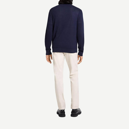 Walton Full Zip Tactile Sweater - Baltic - Galvanic.co