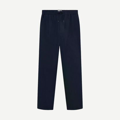Como Tapered Drawstring Pants - Navy - Galvanic.co