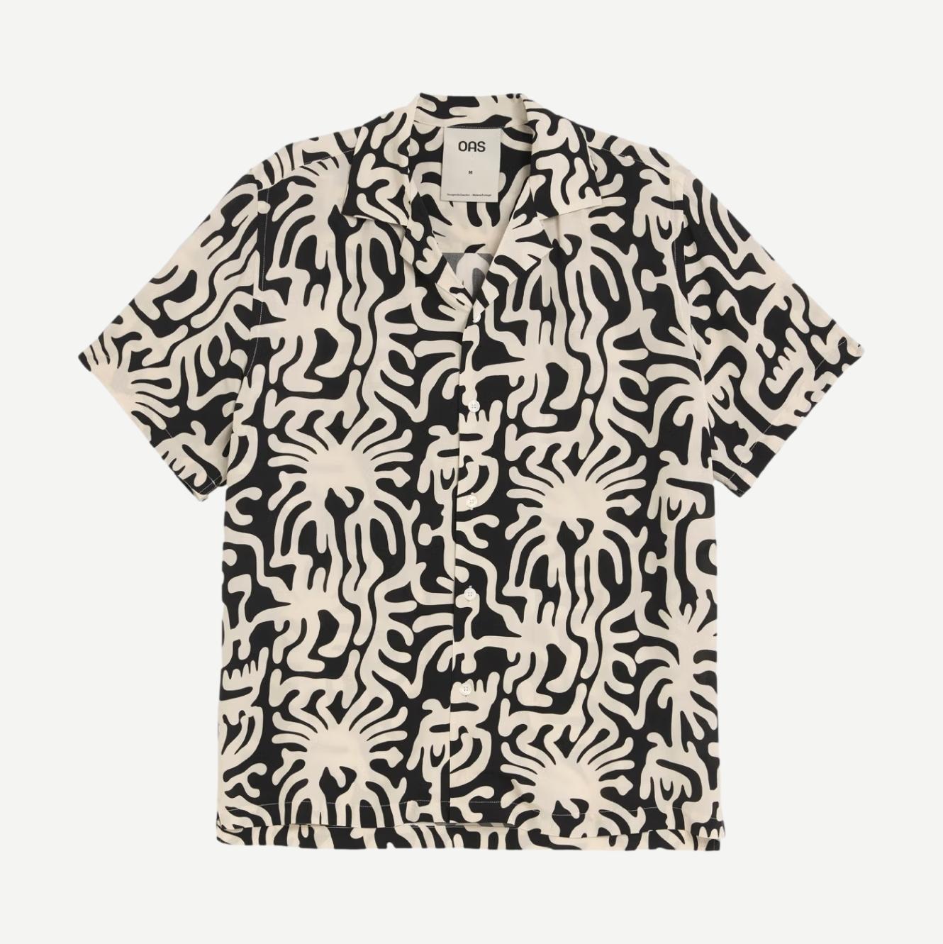 Loefy Rocco SS Button Up Shirt - Black - Galvanic.co