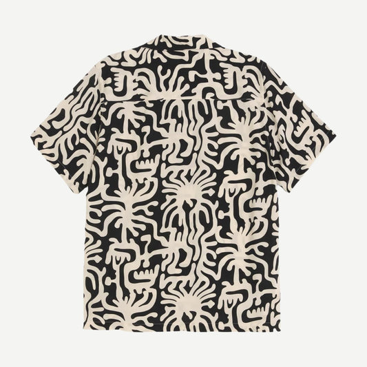 Loefy Rocco SS Button Up Shirt - Black - Galvanic.co