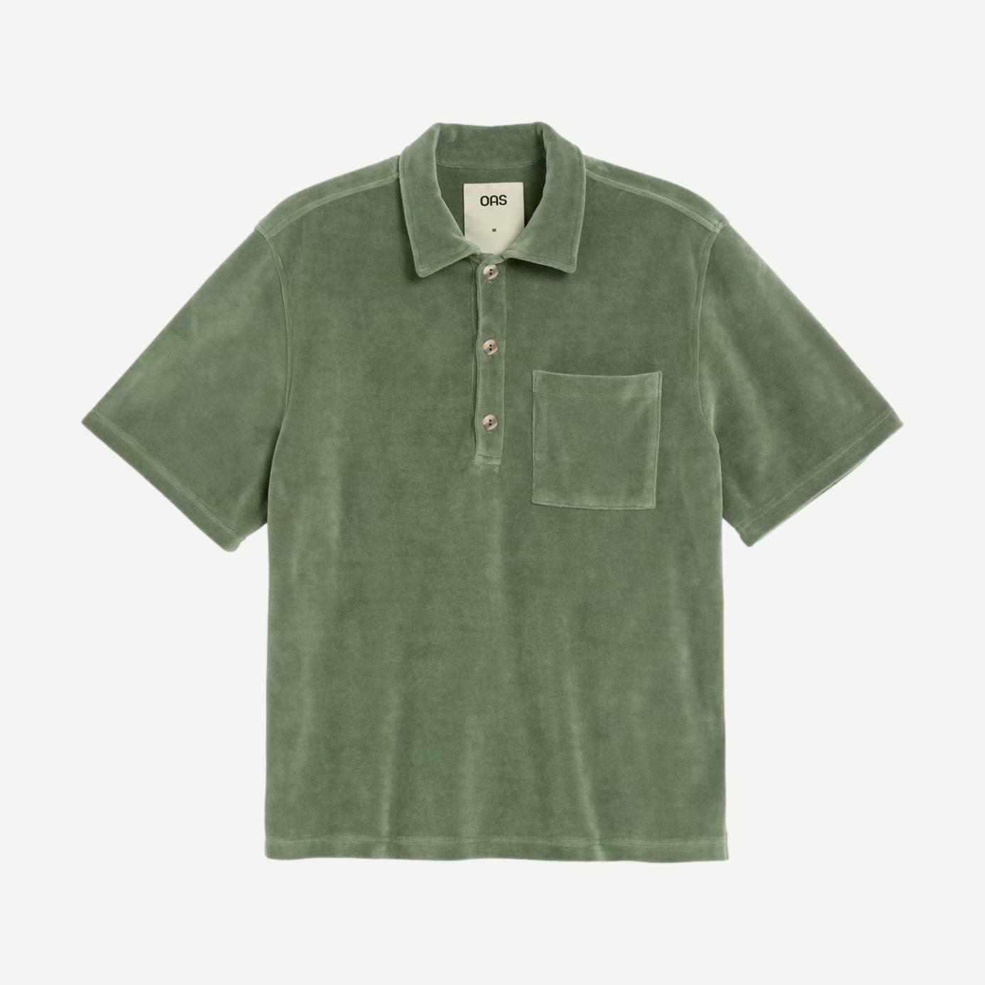 Girona SS Button Up Shirt - Green - Galvanic.co