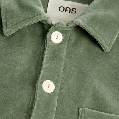 Girona SS Button Up Shirt - Green - Galvanic.co