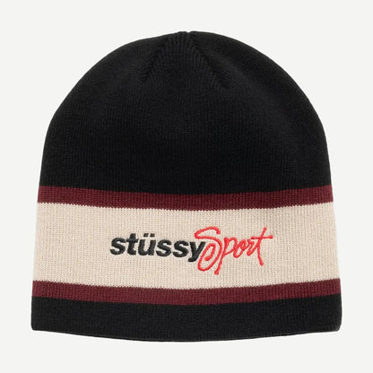 Stussy Sport Stripe Skullcap - Black
