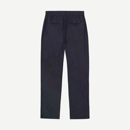 Patrick Linen Pants - Dark Navy - Galvanic.co