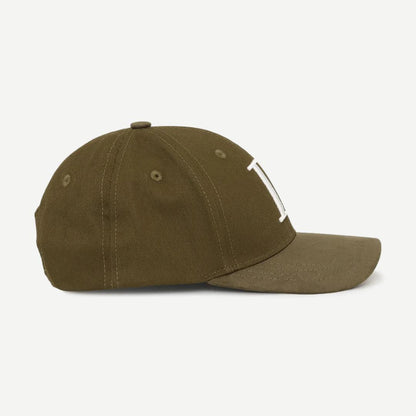 Baseball Cap Suede II - Olive Night