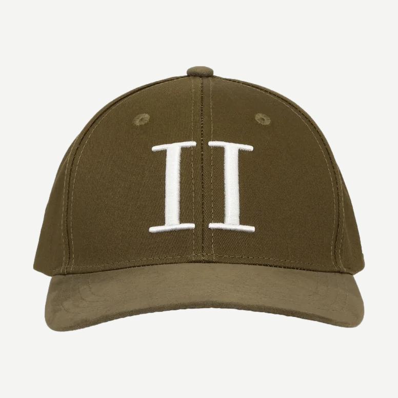 Baseball Cap Suede II - Olive Night