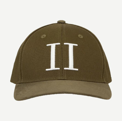 Baseball Cap Suede II - Olive Night