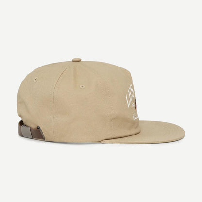 Ivy League Twill Letterman Cap - Dark Sand
