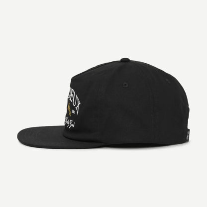 Ivy League Twill Letterman Cap - Black
