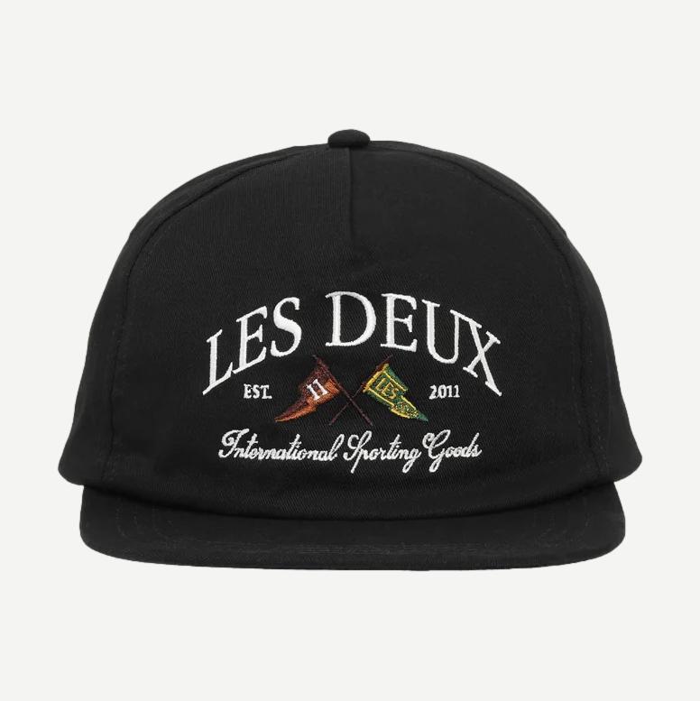 Ivy League Twill Letterman Cap - Black