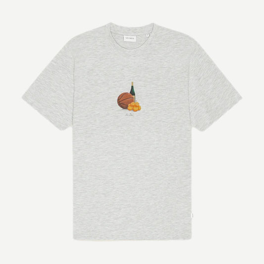 Lemons T-Shirt - Snow Melange - Galvanic.co
