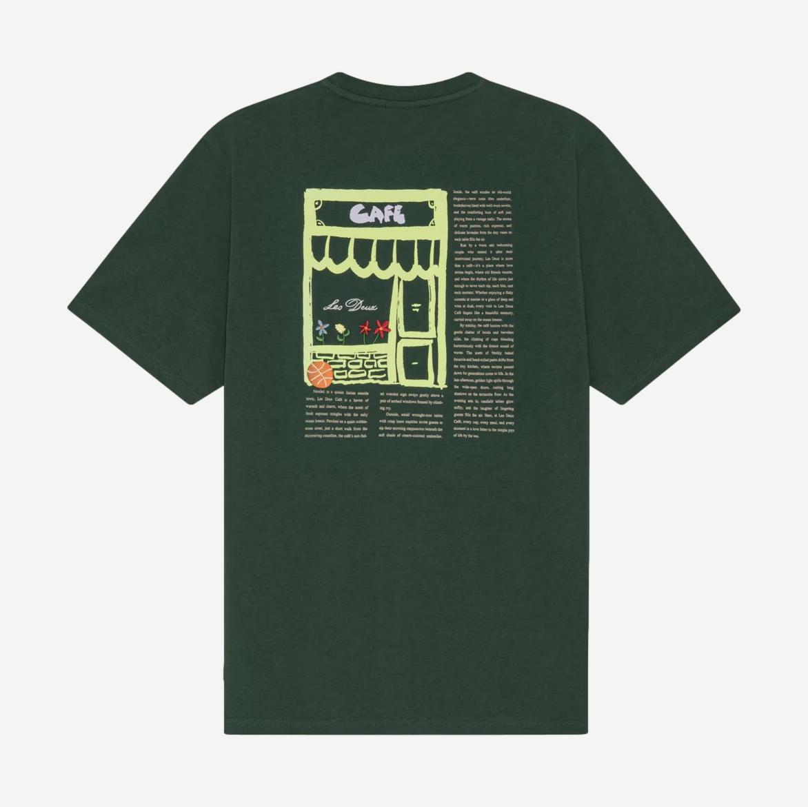 Café T-Shirt - Pine Green