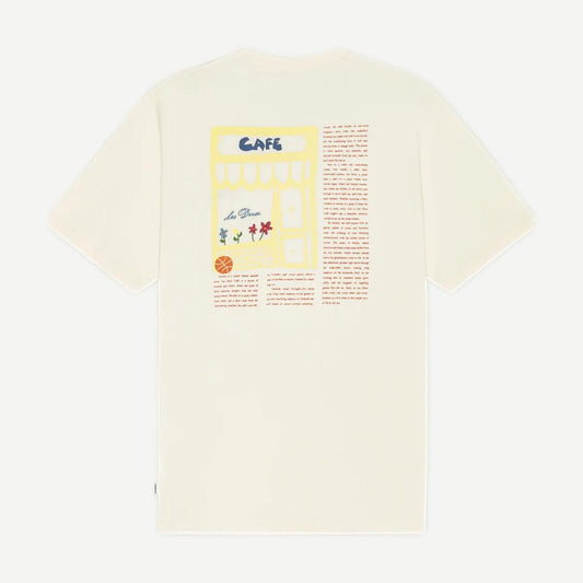 Café T-Shirt - Light Ivory - Galvanic.co