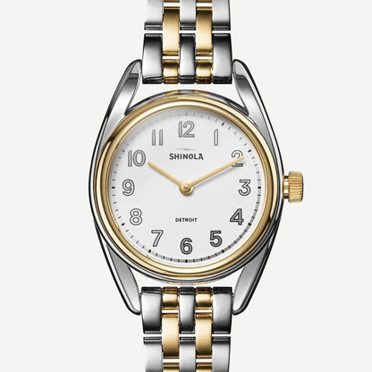 Derby 2H 30.5mm Silver/Gold - Light Silver