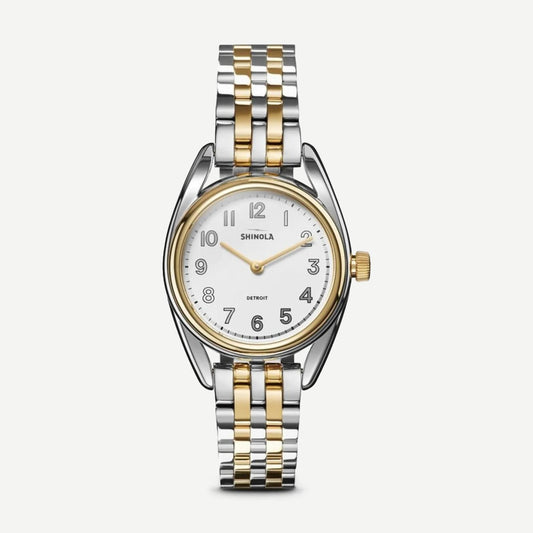 Derby 2H 30.5mm Silver/Gold - Light Silver