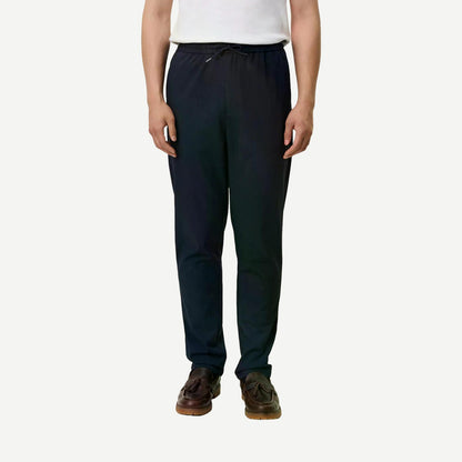 Como Tapered Drawstring Pants - Navy - Galvanic.co