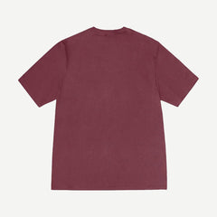 Stussy Gear Tee - Oxblood - Galvanic.co