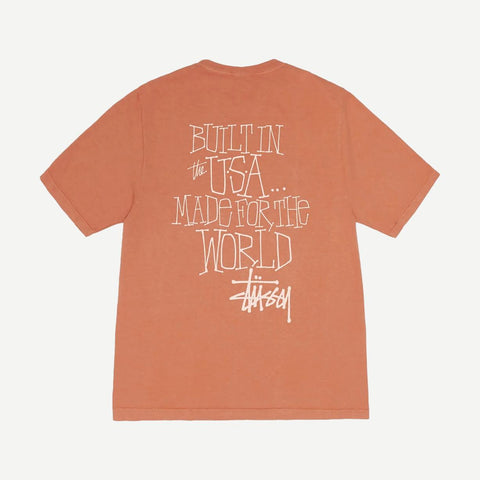 Built In USA Pigment Dyed Tee - Rust - Galvanic.co