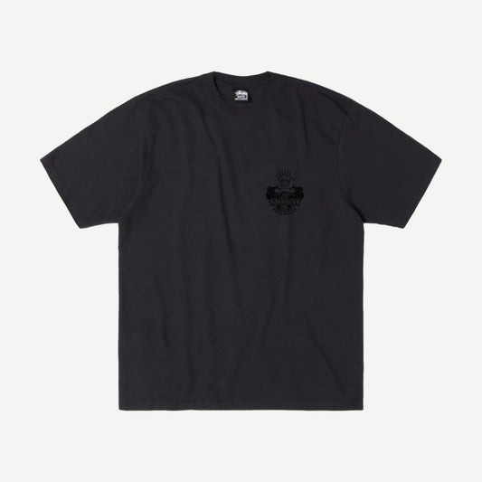 Built To Last Pig. Dyed Tee - Faded Black