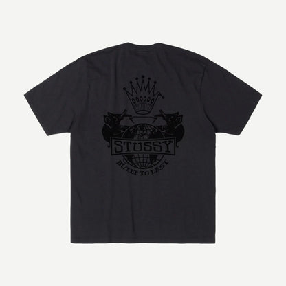 Built To Last Pig. Dyed Tee - Faded Black