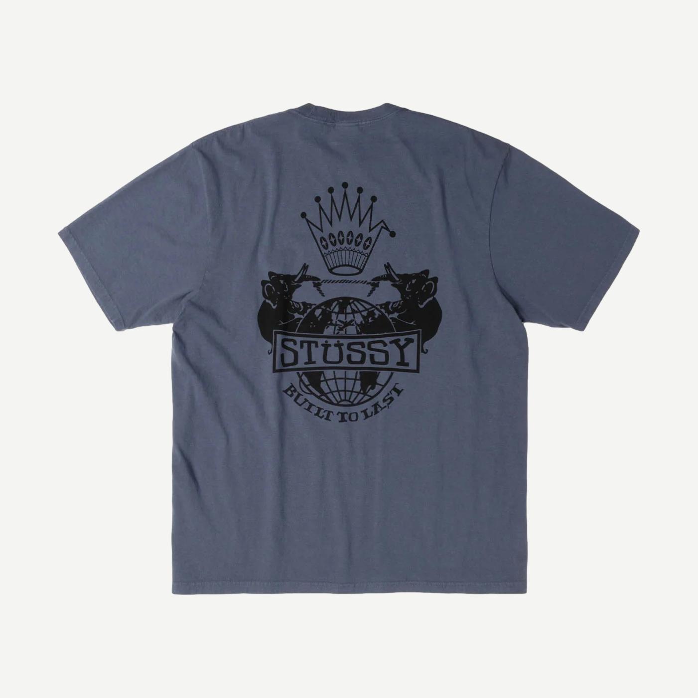 Built To Last Pig. Dyed Tee - Navy