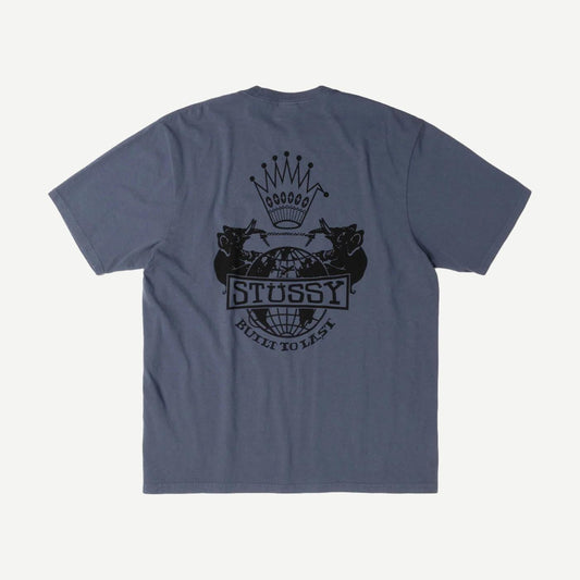 Built To Last Pig. Dyed Tee - Navy - Galvanic.co