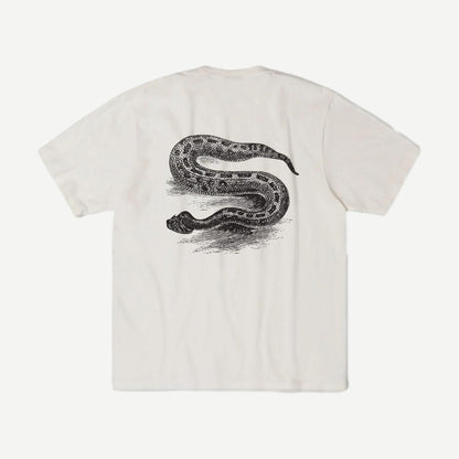 Serpent Pig. Dyed Tee - Natural