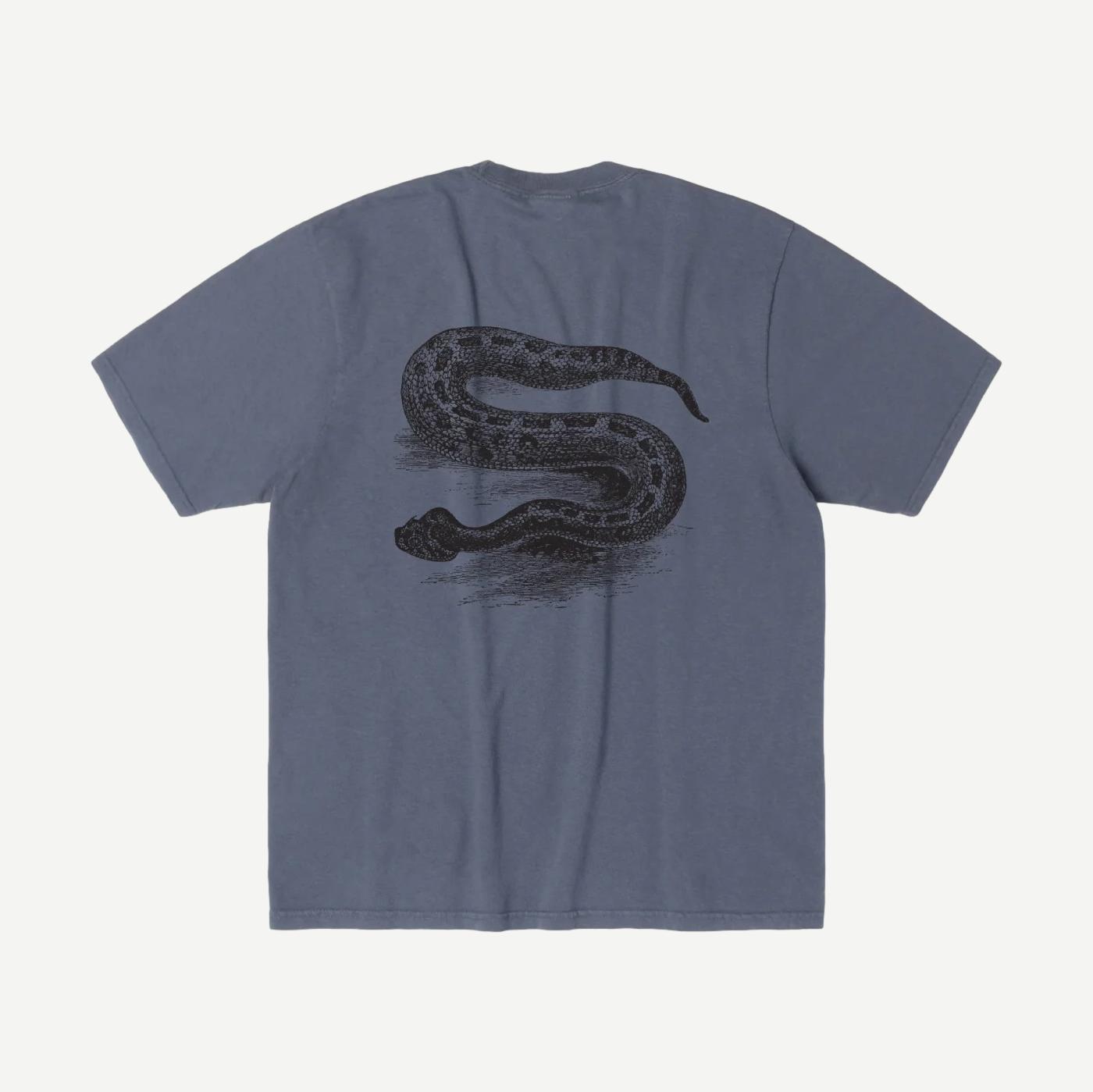 Serpent Pig. Dyed Tee - Navy