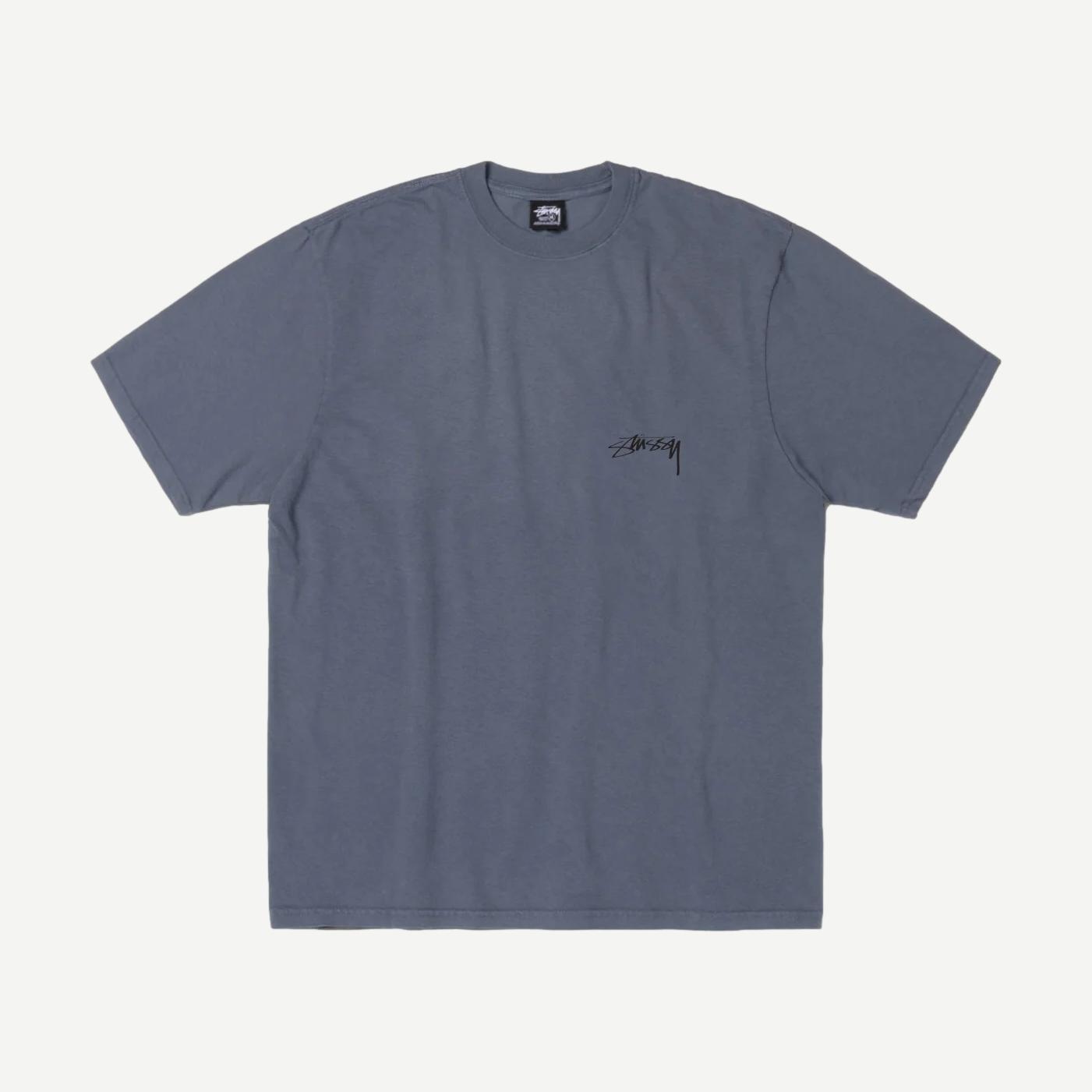 Serpent Pig. Dyed Tee - Navy