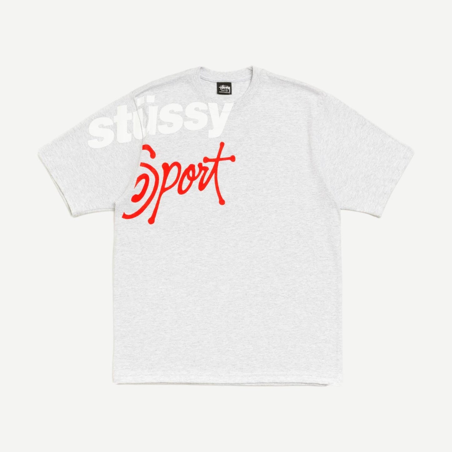 Stussy Sport Tee - Ash Heather