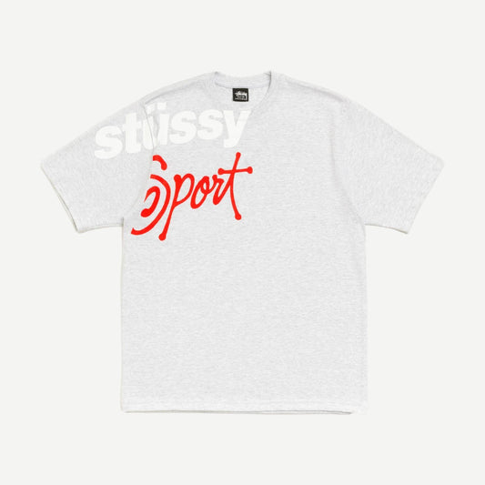Stussy Sport Tee - Ash Heather - Galvanic.co