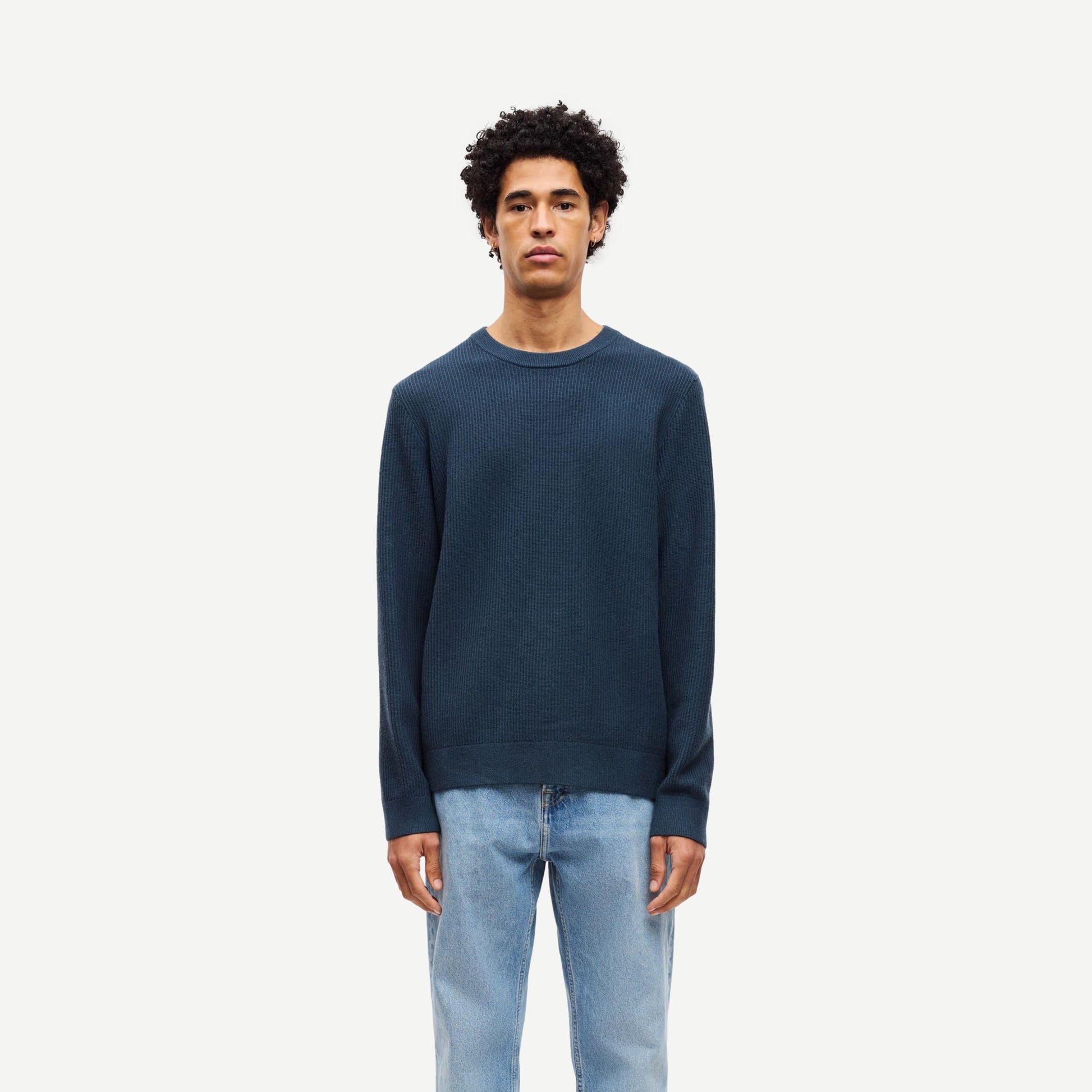 Sadem Sweater - Midnight Navy - Galvanic.co