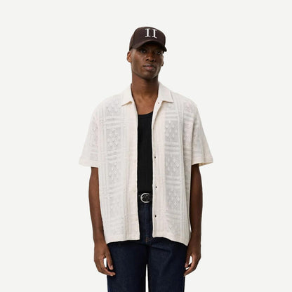 Hector Pointelle SS Shirt - Eggnog White - Galvanic.co