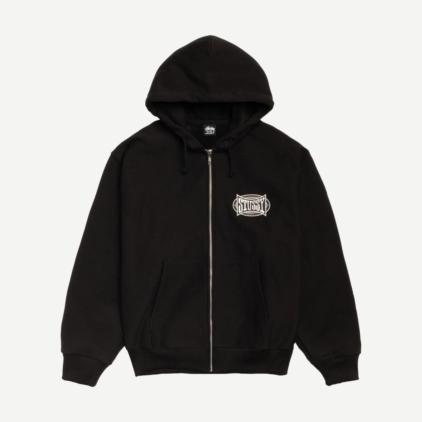 Champion Oval Zip Hood - Black