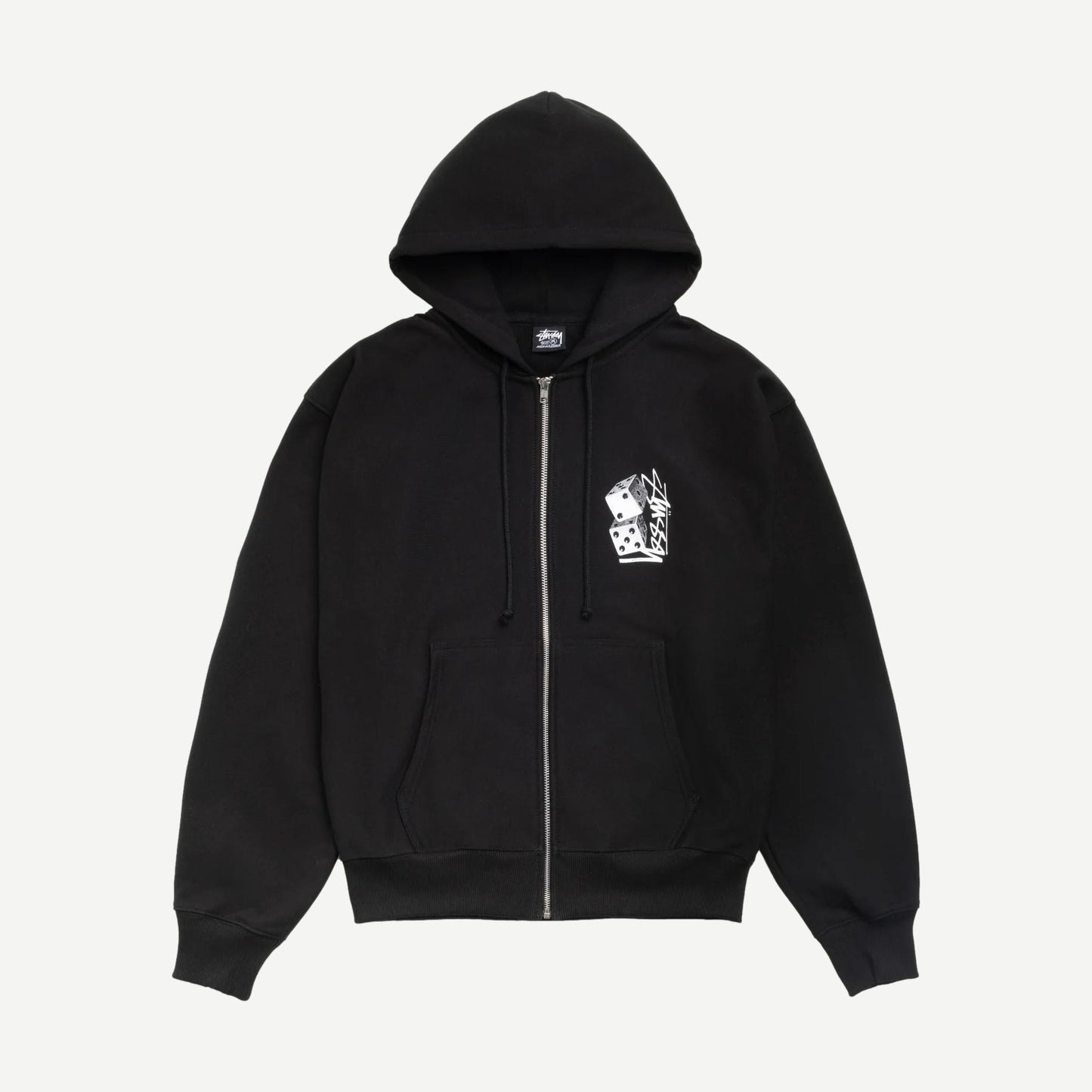 Tall Dice Zip Hoodie - Black