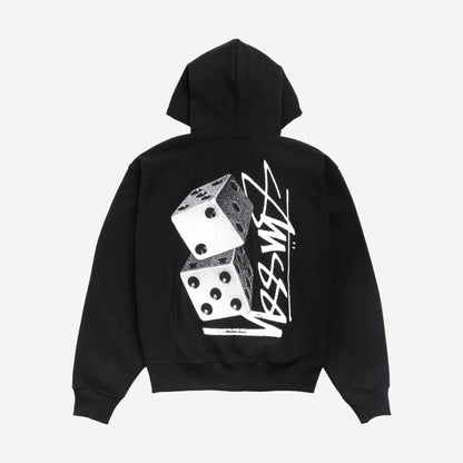 Tall Dice Zip Hoodie - Black