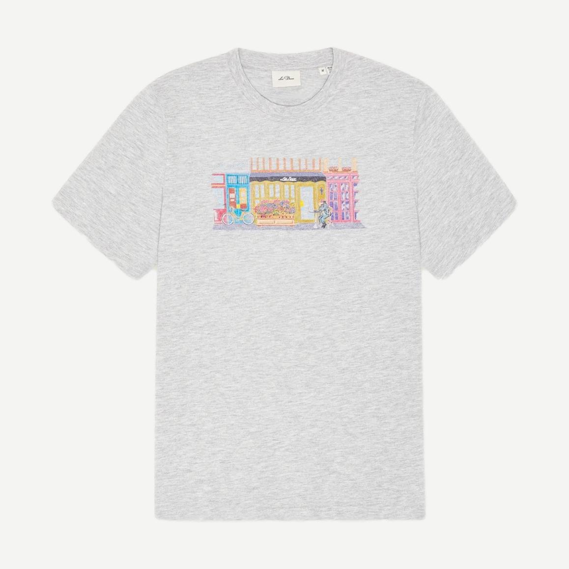 Market T-Shirt - Snow Melange