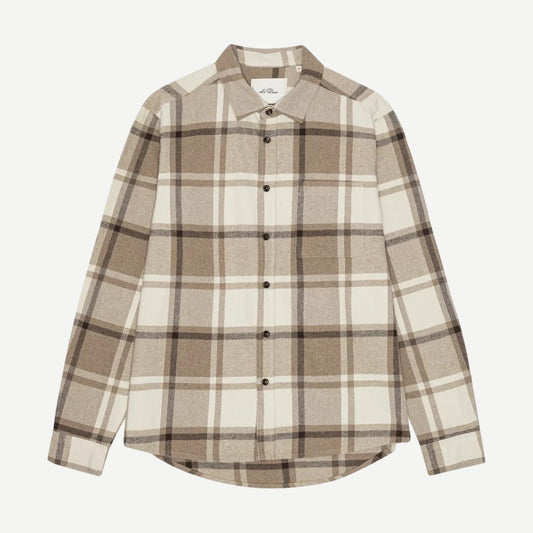 Check Flannel Shirt - Caribou - Galvanic.co