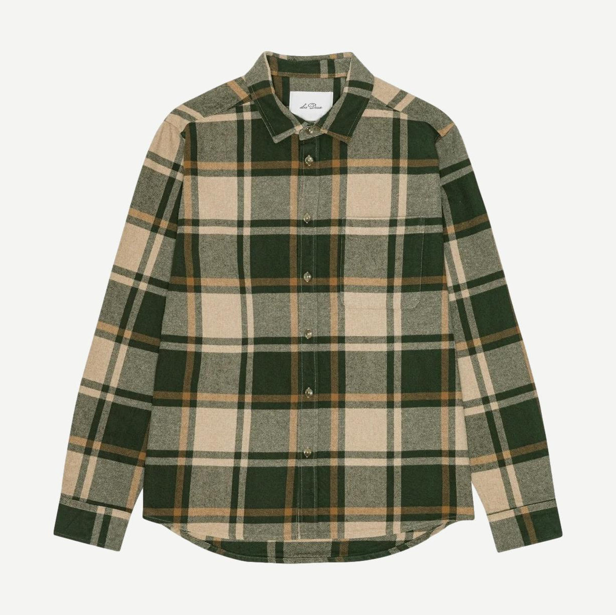 Check Flannel Shirt - Rosin Green - Galvanic.co