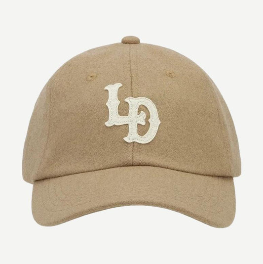 Felt Logo Dad Cap - Irish Cream - Galvanic.co