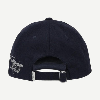 Felt Logo Dad Cap - Dark Navy