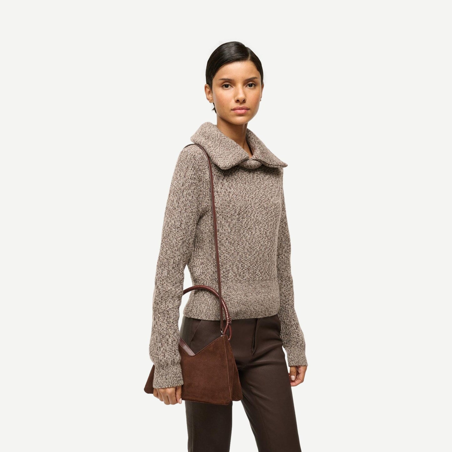 Valerie Shoulder Bag - Mahogany