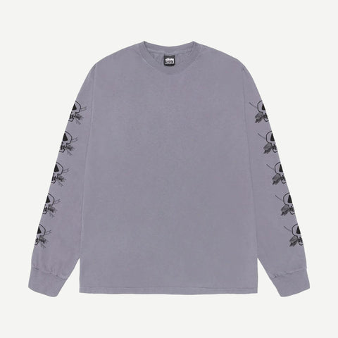 Foils Pigment Dyed LS Tee - Shark - Galvanic.co