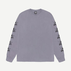 Foils Pigment Dyed LS Tee - Shark - Galvanic.co